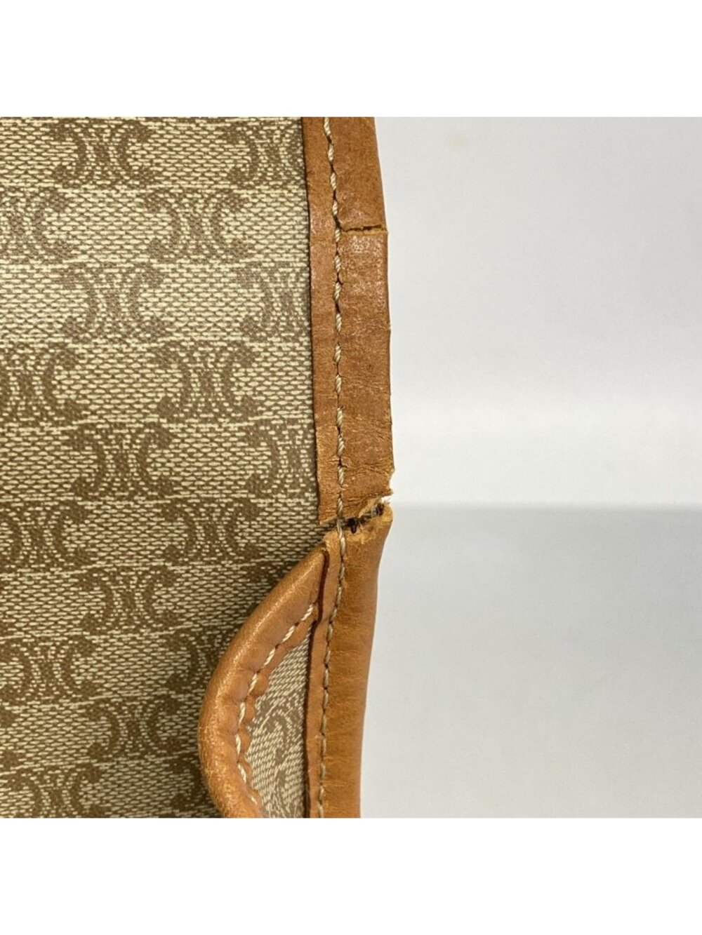 Celine Shoulder Bag Macadam Beige Gold - Picture 6 of 10